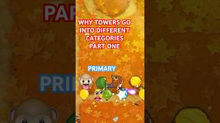 WHY MONKEYS IN BTD6 ARE IN THE CATEGORY THEY ARE IN part 1 primary monkeys btd6 [upl. by Hammel]