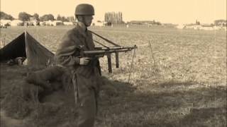 Firing the MP40 full auto Rambo style [upl. by Annahsed]