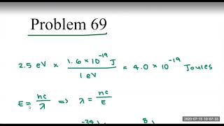 The band gap in aluminum phosphide AlP is 2 5 electron volts What wavelength of light is emitted by [upl. by Nauq]