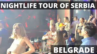 NIGHTLIFE TOUR OF SERBIA BELGRADE  SAFE OR NOT  NIGHTLIFE CLUBS [upl. by Aicilav]