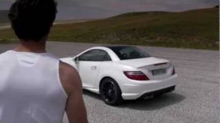 MercedesBenz 2012 SLK 55 AMG Roadster HD Trailer [upl. by Nyrhtakyram]