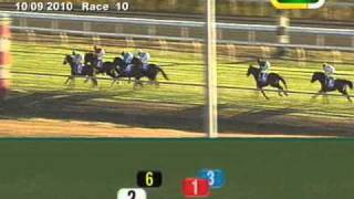 10092010 Keeneland Race 10 Shadwell Turf Mile S [upl. by Yltneb]