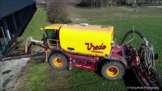 Mest injecteren  Slurry injection  Gülle Ausbringen  Vredo  VT3936  Mestseizoen  Gülle fahren [upl. by Jinny]