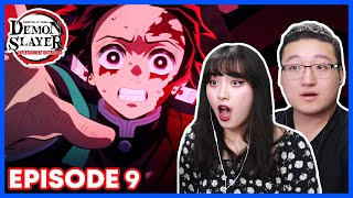 TEAM TENGEN VS GYUTARO amp DAKI  Demon Slayer Entertainment Arc Couples Reaction Episode 9 [upl. by Ylrebmyk]