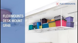 Fleximounts Overhead Storage Rack Installation Video [upl. by Atoel]