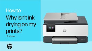 Why isn’t ink drying on my prints  HP printers  HP Support [upl. by Olds]