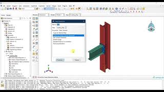 13 ABAQUS Tutorial Defining contact interactions and tie constraints [upl. by Avika]