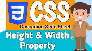 Height and Width Property in CSS  Complete CSS Course in Hindi [upl. by Eterg]