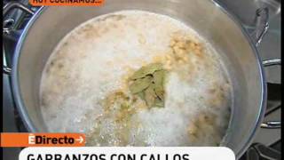 Receta de Garbanzos con callos ED [upl. by Suoivatnom637]