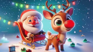 🦌El Reno Rodolfo 🎅🦌🌲 Canción popular navideña  Villancico para niñas y niños [upl. by Farl]