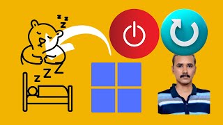 How to Create Shutdown Restart Hibernate and Sleep Shortcuts in Windows 11  GearUpWindows [upl. by Nyrad263]