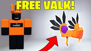 NEW GET FREE HAUNT VALK PRIZE IN THE ROBLOX EVENT 🥳🎃 [upl. by Burnett]