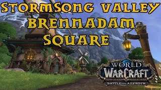 Battle For Azeroth  Stormsong Quest Guide  Part 5  Horde Attack on Brennadam [upl. by Ahsinra]