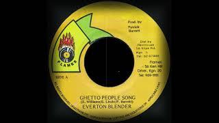 Everton Blender  Ghetto People Song Flames [upl. by Clem896]