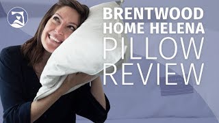 Brentwood Home Helena Pillow Review  Best EcoFriendly Pillow [upl. by Garik155]