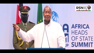 President Museveni on Neocolonialism and Export at Africa Heads of State Summit africa trending [upl. by Chrissa]