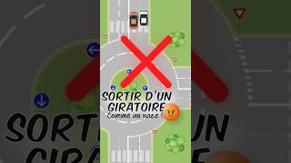 😡 Sortie de Giratoire comme un naze  autoecole permisdeconduire giratoire [upl. by Daisy]