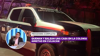 Queman y balean una casa en la colonia Amistad en Culiacán [upl. by Ahselrac278]