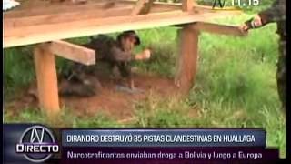 Dirandro destruyo 35 pistas clandestinas en Pichis Palcazu [upl. by Leal]