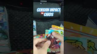 Genshin Impact Foil Cards fypシ foryou genshinimpact genshin genshincharacters [upl. by Anelrats]