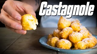 How to Make CASTAGNOLE  Italian Carnevale Dessert Recipe [upl. by Gibe110]