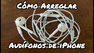 Cómo Arreglar Audífonos de Iphone [upl. by Eidob]