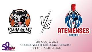 Ganaderas de Hatillo vs Atenienses de Manatí [upl. by Ahsuatal]