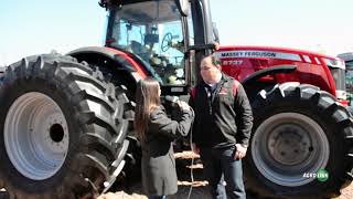 Massey Ferguson  MF 8700 DynaVT com transmissão CVT [upl. by Aicitel533]