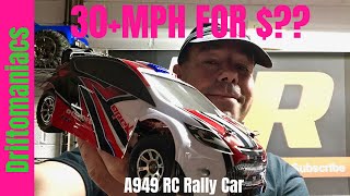 WLTOYS A949 RC Rally Car Review amp Unboxing [upl. by Arondell]