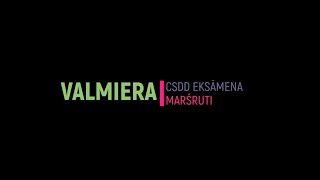 VALMIERA  CSDD eksāmena maršruti [upl. by Lisbeth]