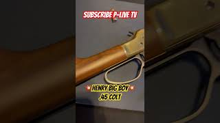 Henry Firearms  Big Boy Carbine Lever Action 45 Colt shorts shooting gun [upl. by Occir]