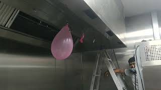 Ansul R102 fire suppression system balloon testing [upl. by Nazar]