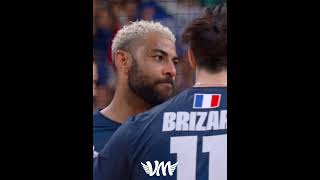 Earvin Ngapeth quick attack 😳 haikyuu volleyball paris2024 [upl. by Wilscam871]