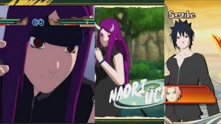 NSUNSR NSUNS4 Mod Naori Uchiha moveset Sasuke Storm 4 update [upl. by Xeno]