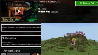 Minecraft PS5 AddOn Showcase Tinkerers Construct [upl. by Ashford841]