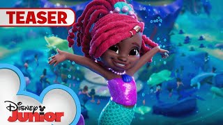 Meet Disney Jrs Ariel 🧜🏾‍♀️  Teaser  The Little Mermaid  disneyjr [upl. by Trixi]