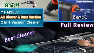 Wireless Vacuum Cleaner Review  Air Blower amp Dust Cleaner  Rechargeable Cardless Vacuum Machine [upl. by Eiralih]