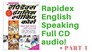 Rapidex english speaking course Part 1 [upl. by Akcirehs244]