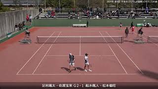 2024年 第4回 平和カップひろしま国際ソフトテニス大会 男子 準々決勝 第2対戦 足利颯太・佐渡宝来（東邦ガス） 対 船水颯人・松本倫旺（サミット） [upl. by Alysia]