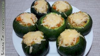 Calabacines Rellenos Receta Vegetariana [upl. by Imot]