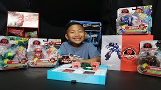 Mecard Turning Mecard Transforming Robot Car Game Unboxing  Mecardimals and Cards  Mattel Toys [upl. by Aitahs]