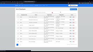 Employees Payroll Management System in PHP using CodeIgniter 4 DEMO [upl. by Nat993]