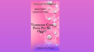 Veramente cosa prova per me oggi Tarocchi Interattivi tarocchi tarot [upl. by Thgiled]