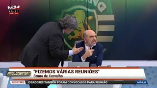 PEDRO GUERRA quotAGRIDEquot JOSÉ PINA NO PROLONGAMENTO TVI24 [upl. by Akinot616]