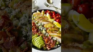 Simple Cobb Salad 🥗  Eat Your Vegetables Edition vegetables cooking asmr shorts [upl. by Zorana]