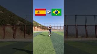 Brazil or Spain 🇧🇷🇪🇸 shorts challenge football [upl. by Fonsie]