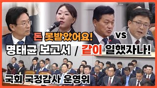 국회 운영위원회 국정감사 여론조작 의혹이 있는 명태균의 여론조사 보고서가 대선 캠프에서 활용되었다면 게다가 조사비용을 지불하지도 않았다면 대선은 무효인가 [upl. by Aznofla]