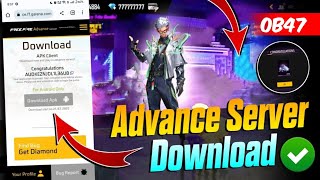 😍 Free Fire Ob47 Advance Server Kaise Download Karen  How To Download Ff Advance Server Ob47 [upl. by Alrzc]