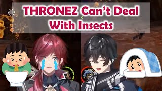 【ENG SUB】THRONEZ Cant Deal With Insects【Axia Krone アクシア・クローネ  Lauren Iroas ローレン・イロアス  NIJISANJI】 [upl. by Enialem557]