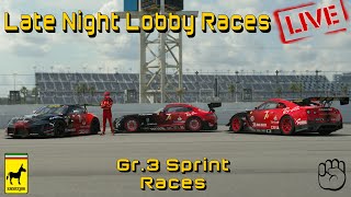 LIVE From The ISS  Gran Turismo 7  Late Night Lobby Races  Gr3 Sprint Races [upl. by Kyre]